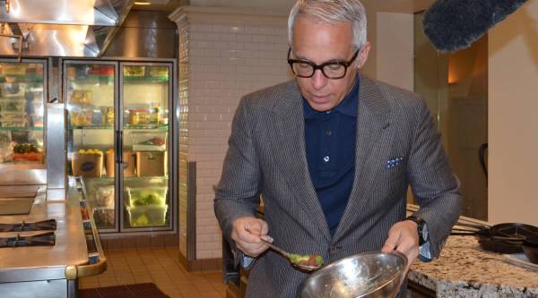 Cooking with chef Geoffrey Zakarian at Georgie in Beverly Hills