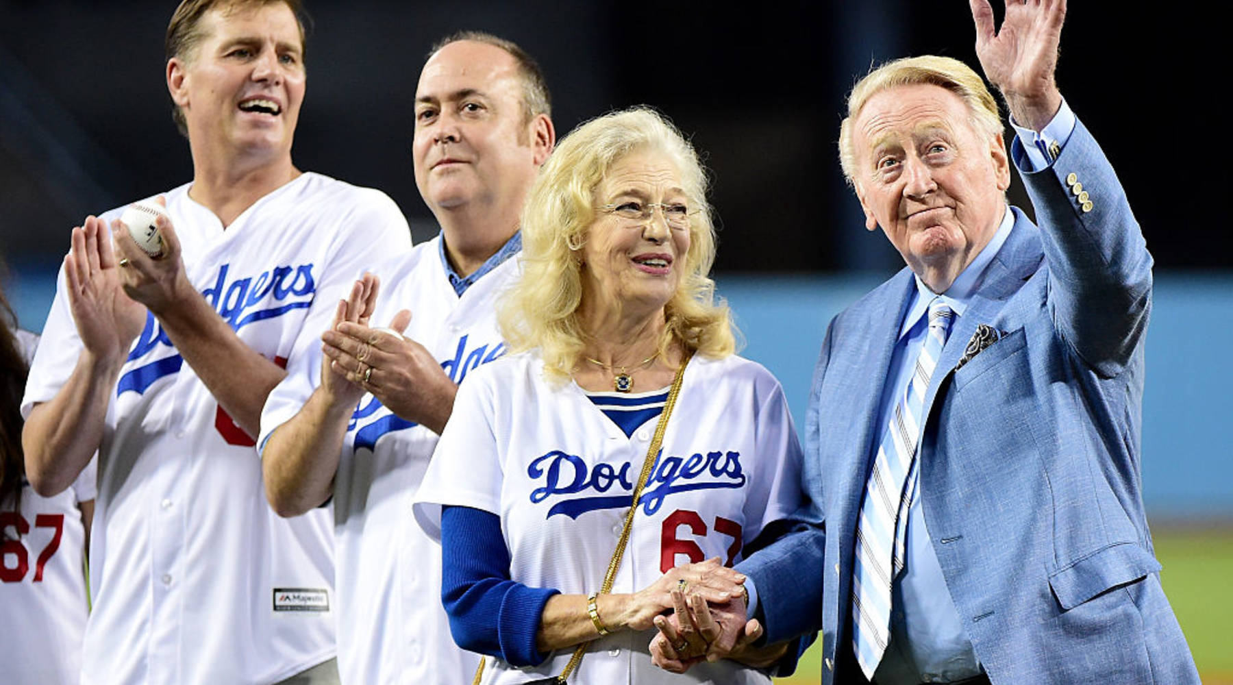 dodgers jersey vin scully