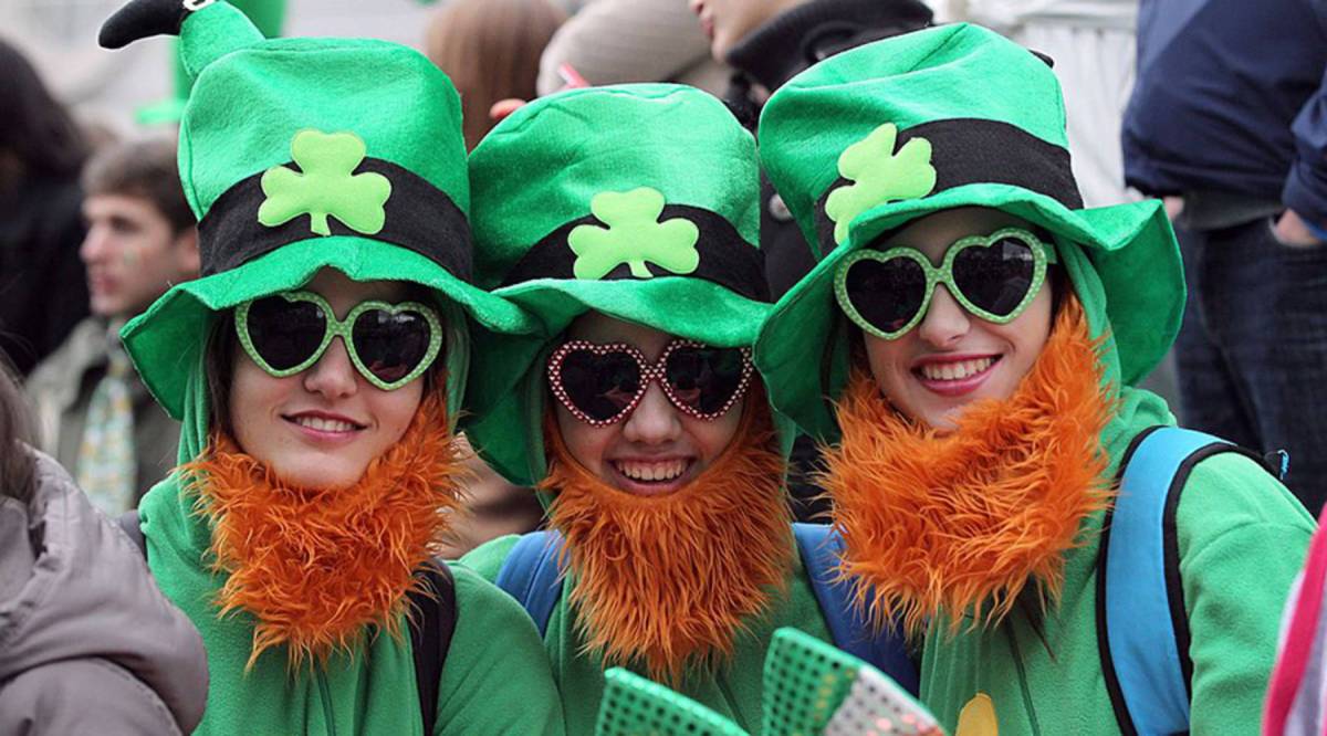 St Patrick's Day Beer Mug Glasses Costume Sunglasses 