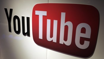 A picture shows a You Tube logo