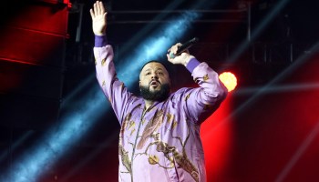 DJ Khaled performs onstage at a STAPLES Center Concert in Los Angeles, California.