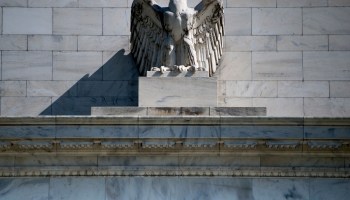A view of the Federal Reserve building in Washington, D.C.