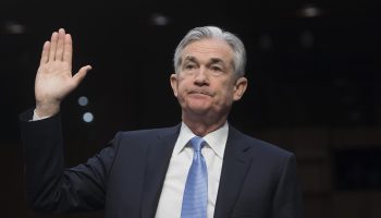 Jerome Powell during his confirmation hearing for Fed Chair in late 2017.