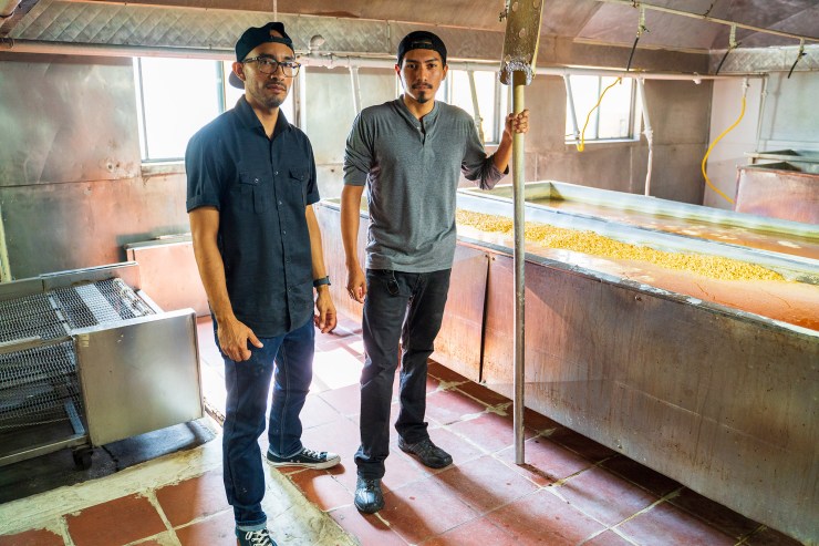 Rick Ortega, left, and Omar Ahmed are the owners of Kernel of Truth Organics.