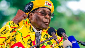 Zimbabwe's former president Robert Mugabe
