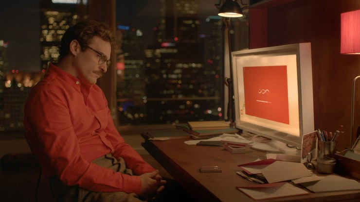 Theodore, played by Joaquin Phoenix, falls in love with his digital assistant in 2013's "Her."