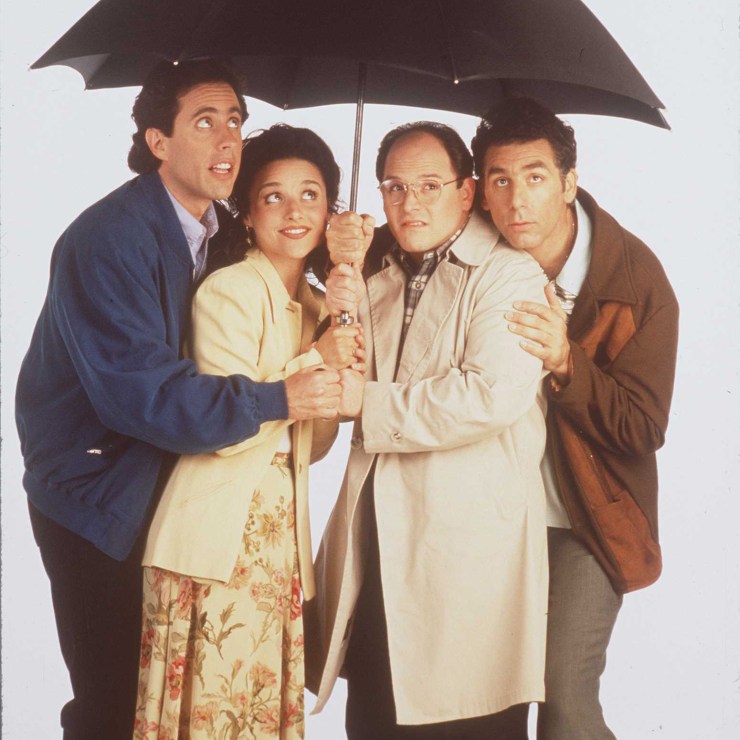 The cast of "Seinfeld."
