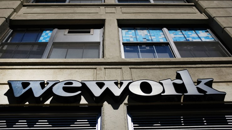A WeWork space in the Williamsburg neighborhood in Brooklyn, New York City, in March.