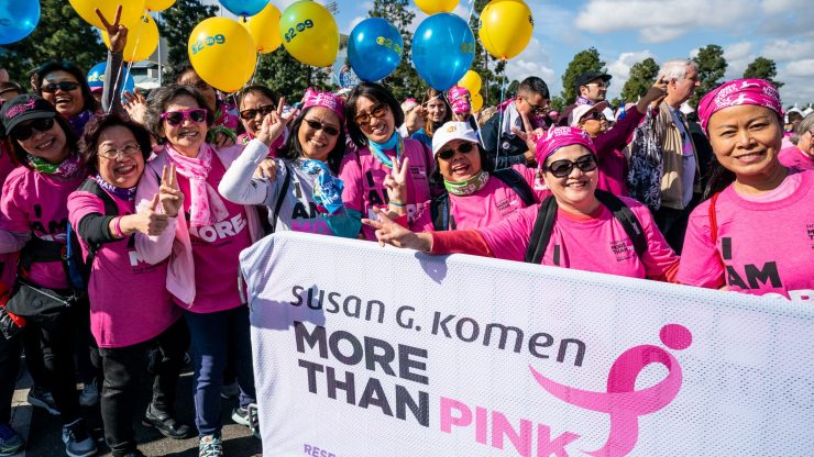 In 2016, the Susan G. Komen foundation adopted the new slogan "more than pink."