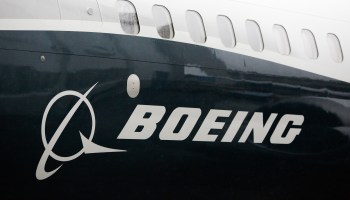 Boeing's first 737 MAX 9 is rolled out for media at the Boeing factory in Renton, Washington, in 2017.