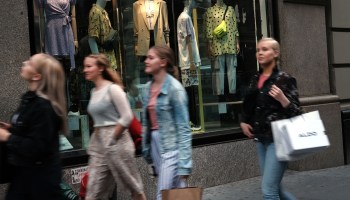 Consumers shopping in May in New York City.