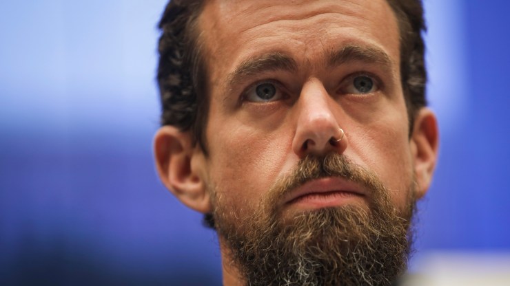 How does Twitter CEO Jack Dorsey define "political"?