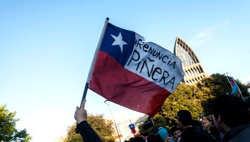 Protesters in Chile call for the resignation of Sebastián Piñera.