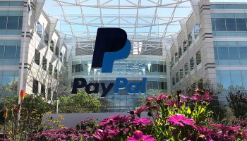 The PayPal headquarters in San Jose, California, in 2018.