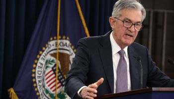 Fed Chair Jerome Powell speaks following the final FOMC meeting of 2019.