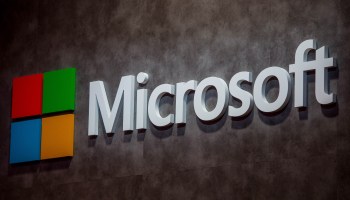 The Microsoft logo.