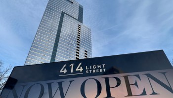 At 44 stories, Baltimore's new 414 Light Street is the tallest apartment building in Maryland.