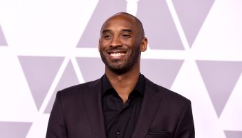 Kobe Bryant attends the 90th Annual Academy Awards Nominee Luncheon at The Beverly Hilton Hotel on Feb. 5, 2018 in Beverly Hills, California. He won an Academy Award in 2018 for his contributions to “Dear Basketball,” an animated short.