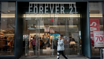 A Forever 21 store in Herald Square in Manhattan on September 12, 2019 in New York City.