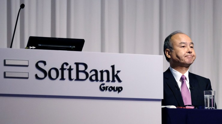 Japan's SoftBank Group CEO Masayoshi Son attends a press conference on the company's financial results in Tokyo on Nov. 6, 2019.