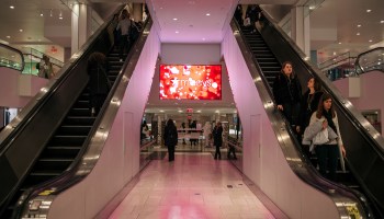 Shoppers inside the Macy's flagship store in Manhattan on Feb. 25, 2020 in New York City.