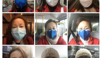 It is hard to breath while wearing a face mask for an extended period of time, but they are now required in all public spaces in Shanghai.