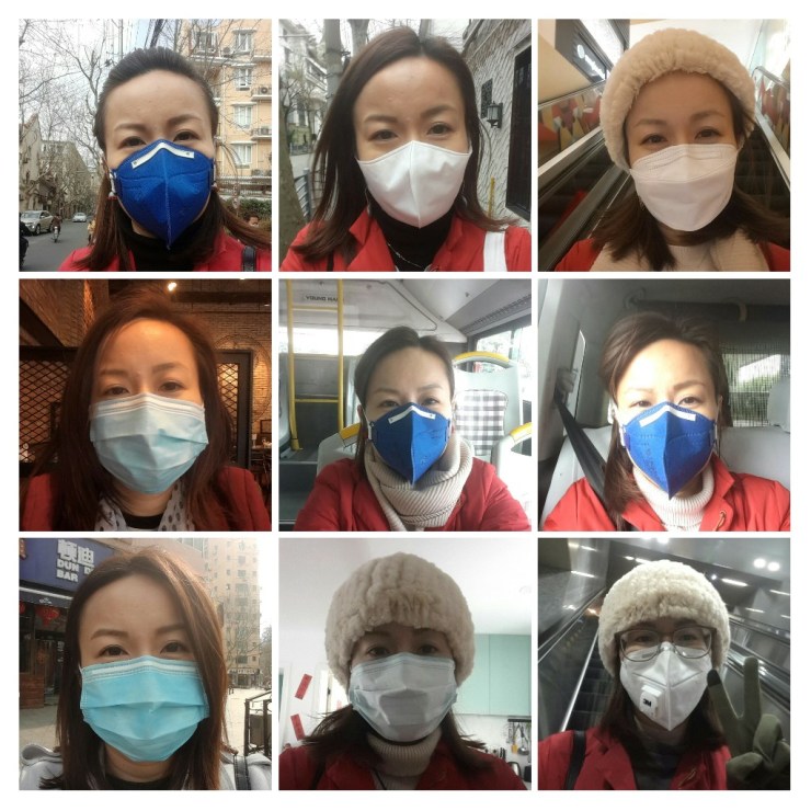 It is hard to breath while wearing a face mask for an extended period of time, but they are now required in all public spaces in Shanghai.