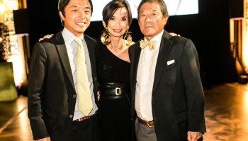 From left, Ken Natori, president of lingerie and loungewear company Natori; his mother, Josie, CEO; and her husband, also Ken.