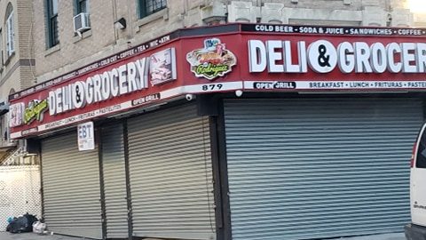 One of hundreds of bodegas in New York City closed by COVID-19.