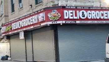 One of hundreds of bodegas in New York City closed by COVID-19.