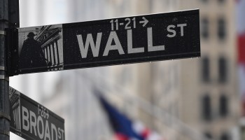 The Wall Street sign