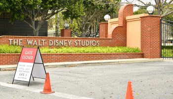 The Walt Disney Studios in Los Angeles halted production April 8.