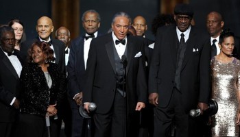The Black Stuntmen’s Association is honored at the NAACP with the President's Award.