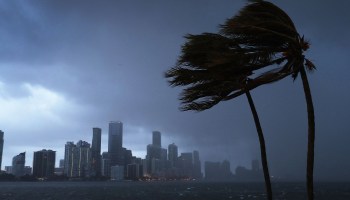 Hurricane Irma reaches Florida in 2017. Scientists predict a destructive hurricane season this year.