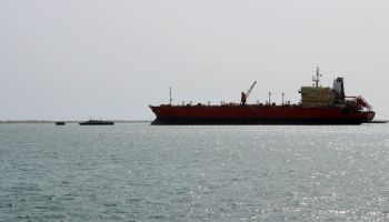 A 2019 view of the Yemeni port of Hodeida, near where the FSO Safer is moored. Observers say the ship poses risk to the area.