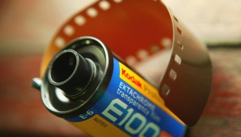 A roll of Kodak film.