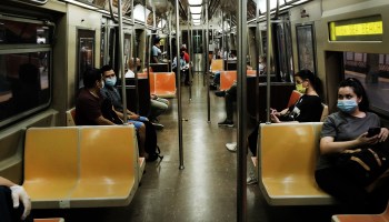 In Manhattan, the subway serves fewer riders than before the pandemic, and the transit authority is suffering financially.