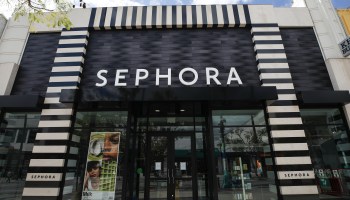 A Sephora store in Santa Monica, California, in March. The beauty chain is participating in the 15 Percent Pledge.