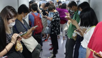 Chinese smartphone users in Shanghai are largely blocked from accessing U.S. social media apps because of longstanding trade barriers.