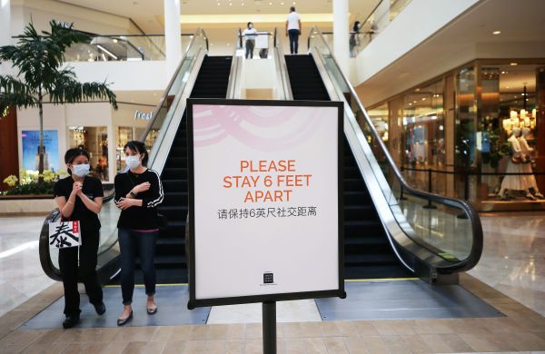 A shopping mall embraces a different normal - Marketplace