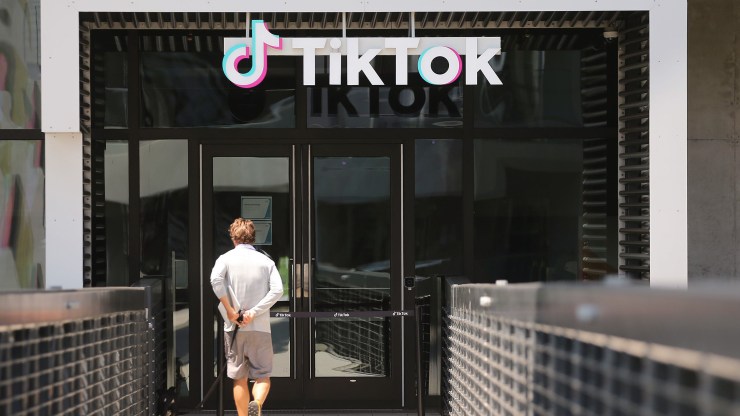 The TikTok office in Culver City, California, in August.