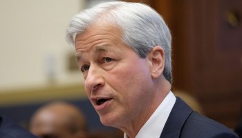 Jamie Dimon, chief executive officer of JPMorgan Chase & Co., speaks during a House Financial Services Committee hearing on April 10, 2019 in Washington.