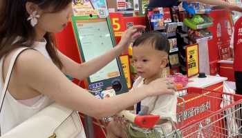 Zhuang Mengyi left a good job in Beijing to raise her son in the cheaper countryside.