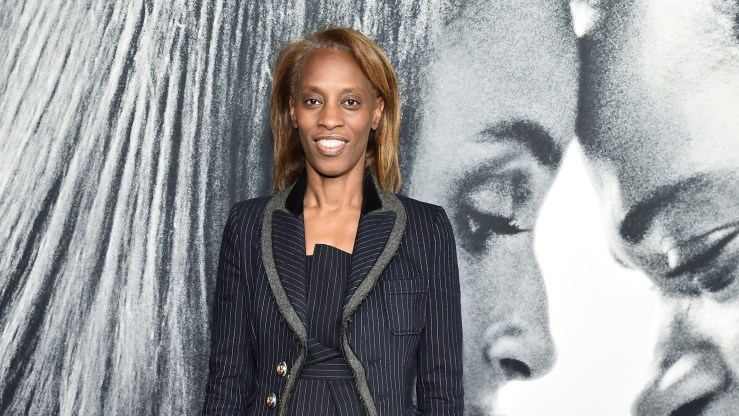 Dawn Davis attends the world premiere of "The Photograph" World at SVA Theater on February 11, 2020 in New York City.