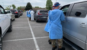 In Tennessee, the National Guard has resumed running weekend drive-thru testing sites in rural communities, where COVID-19 testing is sometimes only available at the local health department.