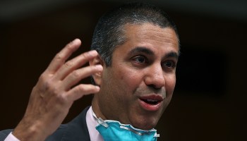 FCC Chairman Ajit Pai speaks before a Senate panel in June. The commission's balance of power may change under the Biden administration.