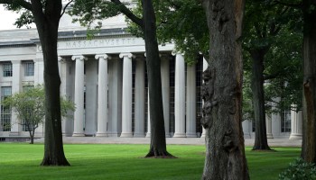 A quiet MIT campus in July. The coronavirus pandemic is giving many students a reason to defer their school admissions.