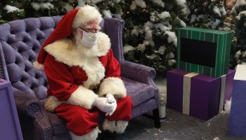 At the Mall at Green Hills in Nashville, no one sits on Santa Claus’ chair this year except the man himself.