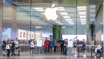 A general view of the Apple Store in Bondi Junction on December 21, 2020 in Sydney, Australia.