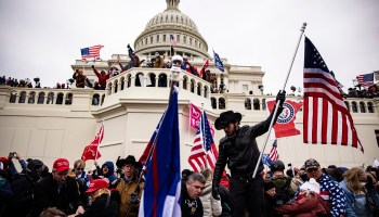 Pro-Trump supporters storming the U.S. Capitol on Wednesday.